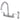 Kingston Brass FB7791PLSP Victorian 8-Inch Centerset Kitchen Faucet with Sprayer, Polished Chrome - BNGBath