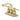 Kingston Brass KB8462DL Concord 4 in. Centerset Bathroom Faucet with Push Pop-Up, Polished Brass - BNGBath