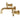 Kingston Brass KS8122ZX Millennium 2-Handle Wall Mount Bathroom Faucet, Polished Brass - BNGBath