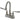 Kingston Brass KS2618ZL 4 in. Centerset Bathroom Faucet, Brushed Nickel - BNGBath