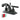 Kingston Brass NS4640DKL 4 in. Centerset Bathroom Faucet, Black Stainless Steel - BNGBath