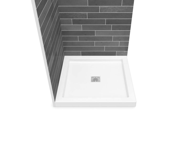 B3Square 3636 Acrylic Corner Left or Right – Stabili-T Shower Base - BNGBath