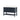 Carlow 48 Inch Modern Console Vanity-Navy Blue-White Carrara Marble / Vessel Sink by Maidstone