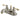 Kingston Brass KB609AL Restoration 4 in. Centerset Bathroom Faucet, Brushed Nickel/Polished Brass - BNGBath