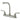 Kingston Brass KB758RXLLS Restoration 8-Inch Centerset Kitchen Faucet, Brushed Nickel - BNGBath