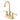 Kingston Brass KB3612GL 4 in. Centerset Bathroom Faucet, Polished Brass - BNGBath