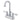 Kingston Brass KB3611AL 4 in. Centerset Bathroom Faucet, Polished Chrome - BNGBath