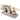 Kingston Brass KS4649QL 4 in. Centerset Bathroom Faucet, Brushed Nickel/Polished Brass - BNGBath