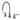 Kingston Brass KS8928DFL 8 in. Widespread Bathroom Faucet, Brushed Nickel - BNGBath