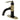 Kingston Brass KSD2823KL Whitaker Single-Handle Bathroom Faucet with Push Pop-Up, Matte Black/Antique Brass - BNGBath