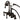 Kingston Brass CC613T5 Vintage Clawfoot Tub Faucet with Hand Shower, Oil Rubbed Bronze - BNGBath
