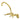 Kingston Brass KS514PB Kingston Two Handle Wall Mount Kitchen Faucet, Polished Brass - BNGBath