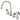 Kingston Brass KS2798PKLBS Duchess Widespread Kitchen Faucet with Brass Sprayer, Brushed Nickel - BNGBath