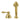 Kingston Brass KSK3357ALTR Deck Mount Hand Shower with Diverter for Roman Tub Faucet, Brushed Brass - BNGBath