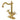 Kingston Brass KS1437AX Heritage Two-Handle Bathroom Faucet with Brass Pop-Up and Cover Plate, Brushed Brass - BNGBath