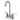 Kingston Brass Centurion FB498EFL 4" Centerset High-Arch Spout Bar Faucet, Brushed Nickel - BNGBath