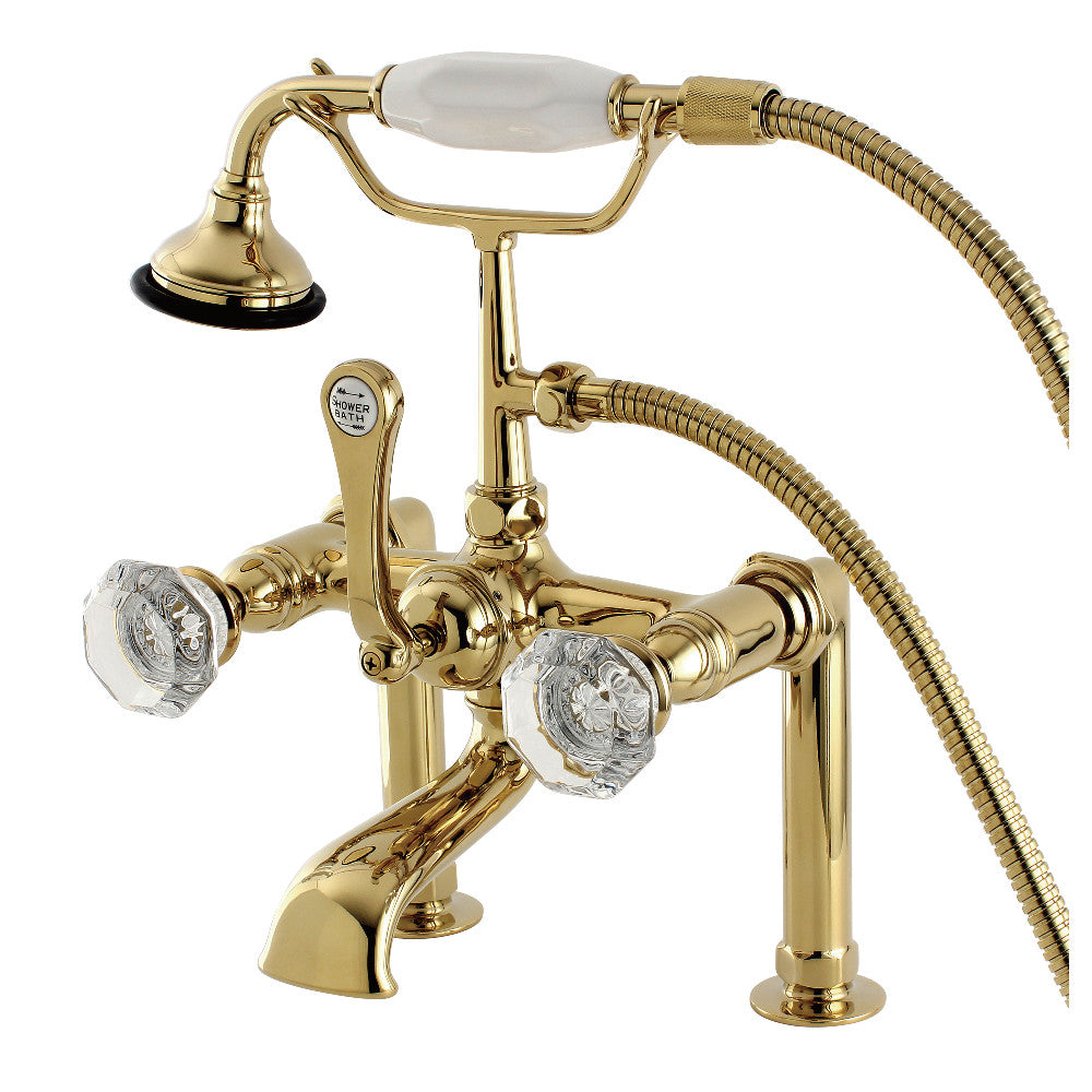 Aqua Vintage AE103T2WCL Celebrity Deck Mount Clawfoot Tub Faucet