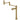 Kingston Brass KS8707DX Concord Deck Mount Pot Filler, Brushed Brass - BNGBath