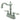 Kingston Brass KB1491PL Heritage Two-Handle Bar Faucet, Polished Chrome - BNGBath