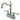 Kingston Brass KB1491PL Heritage Two-Handle Bar Faucet, Polished Chrome - BNGBath