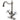 Kingston Brass KS1438PX Heritage Two-Handle Bathroom Faucet with Brass Pop-Up and Cover Plate, Brushed Nickel - BNGBath
