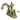 Kingston Brass KB1603PL Heritage 4 in. Centerset Bathroom Faucet, Antique Brass - BNGBath