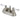 Kingston Brass KB3607BL 4 in. Centerset Bathroom Faucet, Brushed Nickel/Polished Chrome - BNGBath