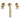 Kingston Brass KS8122DX Concord 2-Handle Wall Mount Bathroom Faucet, Polished Brass - BNGBath