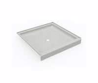 Thumbnail for Swan Solid Surface 42-In X 42-In Shower Base With Center Drain - BNGBath