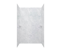 Thumbnail for TSMK96-3462 34 x 62 x 96 Swanstone Traditional Subway Tile Glue up Tub Wall Kit in White