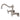 Kingston Brass KS3228BEX Essex 6" Adjustable Center Wall Mount Kitchen Faucet, Brushed Nickel - BNGBath