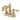 Fauceture FSC1603ACL American Classic 4 in. Centerset Bathroom Faucet with Pop-Up Drain, Brushed Brass - BNGBath