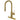 Gourmetier LS2723NYL New York Single-Handle Pull-Down Kitchen Faucet, Brushed Brass - BNGBath