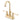 Kingston Brass KB3612TL 4 in. Centerset Bathroom Faucet, Polished Brass - BNGBath