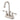 Kingston Brass KB3618FL 4 in. Centerset Bathroom Faucet, Brushed Nickel - BNGBath
