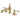 Kingston Brass KC7062PL Vintage 8" Widespread Bathroom Faucet, Polished Brass - BNGBath