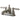 Kingston Brass KS7008TL Templeton 4 in. Centerset Bathroom Faucet, Brushed Nickel - BNGBath