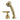 Kingston Brass KSK2362MLTR Deck Mount Hand Shower with Diverter for Roman Tub Faucet, Polished Brass - BNGBath