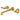 Kingston Brass KS7027AL English Country Two-Handle Wall Mount Roman Tub Faucet, Brushed Brass - BNGBath