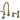 Kingston Brass KS8723DKLBS Kaiser 8-Inch Widespread Kitchen Faucet with Brass Sprayer, Antique Brass - BNGBath