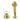 Kingston Brass KSK3357PXTR Deck Mount Hand Shower with Diverter for Roman Tub Faucet, Brushed Brass - BNGBath