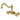 Kingston Brass KS1287AX Heritage Wall Mount Kitchen Faucet, Brushed Brass - BNGBath