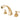 Kingston Brass KS4362QL Fortress Two-Handle Roman Tub Faucet, Polished Brass - BNGBath