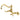 Kingston Brass KS3222BL Vintage 6" Adjustable Center Wall Mount Kitchen Faucet, Polished Brass - BNGBath