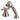 Kingston Brass KSK2368AXTR Deck Mount Hand Shower with Diverter for Roman Tub Faucet - BNGBath