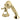 Kingston Brass KSK4302BXTR Deck Mount Hand Shower with Diverter for Roman Tub Faucet, Polished Brass - BNGBath