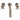 Kingston Brass KS8128DX Concord 2-Handle Wall Mount Bathroom Faucet, Brushed Nickel - BNGBath