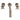Kingston Brass KS8128DX Concord 2-Handle Wall Mount Bathroom Faucet, Brushed Nickel - BNGBath