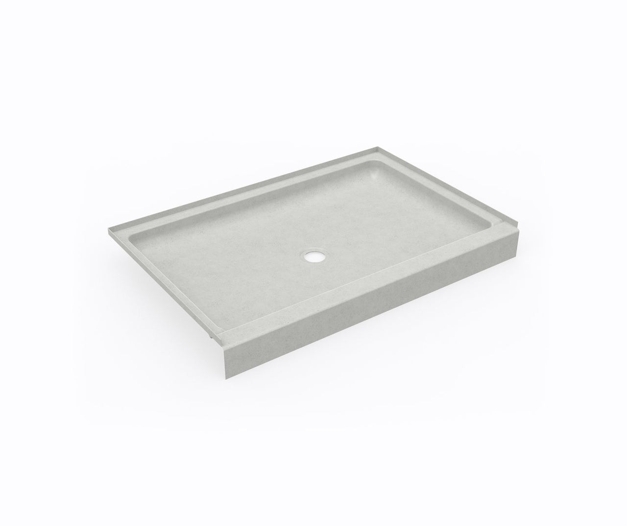 SS-3248 32 x 48 Swanstone Alcove Shower Pan with Center Drain Birch
