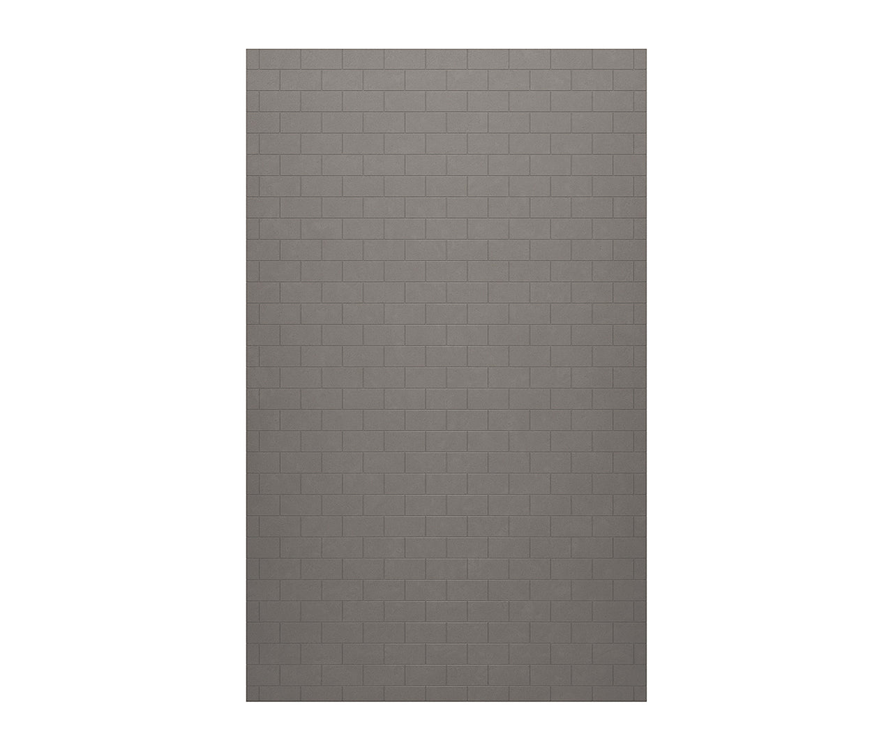 Swanstone 62-in x 96-in Shower Wall Panel 3" X 6" Subway Tile - BNGBath